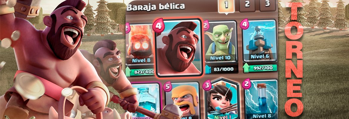 Se acaba el tiempo ⌛

L️a Arena de #ClashRoyale se inaugura esta tarde con el torneo Montapuercos 🏇

🔸Comienzo: hoy a las 17:00
🔸20 jugadores inscritos
🔸Inscripciones públicas -> bepro-esports.com/es/season-prof…

Participa y consigue tu tarjeta exclusiva edición especial bePRO 📋