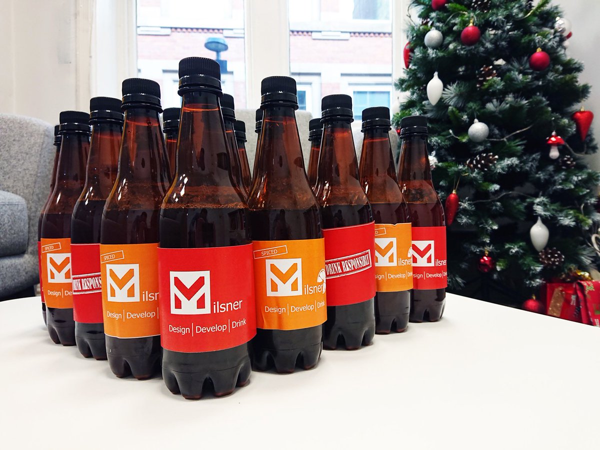 This #Christmas we've brewed our own beer including one with a festive twist! It's helping us get into the Christmas spirit whilst working hard over the next few days.🎄🍺 #ChristmasIsComing #FestiveFeeling