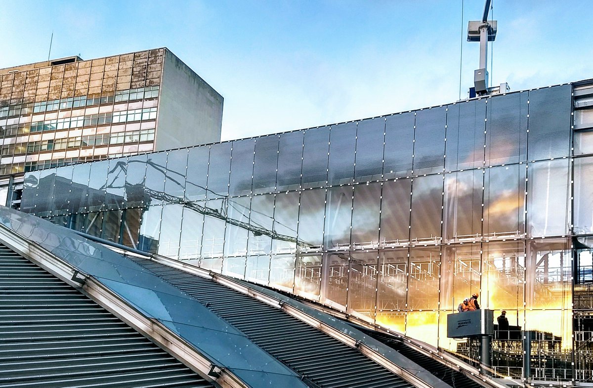 November’s Photo of the Month competition winners have been announced! Up first is Emma Stephenson’s incredible image of the glazing installation at Waterloo. Well done!