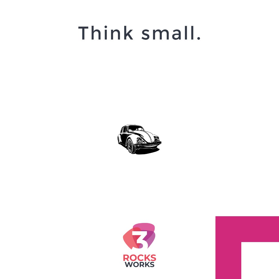 3rocksworks's tweet photo. Alman markası #Volswagen'i 60'lı yıllarda Amerikan halkına sevdiren #Bernbach,sadece "Think Small" demişti aslında.Bu küçük gibi görünen büyük adımın öncüsü deha isim,yalanların dünyasına sadece insani bir bakış açısı katmıştı ve artık #reklamcılık için yeni bir dönem başlamıştı. https://t.co/eIGZYKoRVK