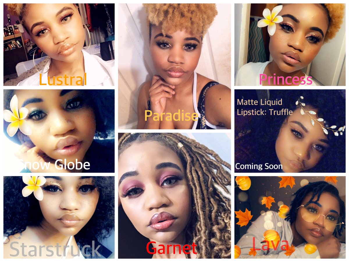 JKArtCosmetics's tweet photo. Here’s our ceo, @JasmineKArt, wearing a few of our lip glosses and a couple of our soon to come matte liquid lipsticks. Be on the lookout for more products. Link in bio. #jkartcosmetics #blackownedbussiness #smallbusinessowner https://t.co/JJu3hNjn5C
