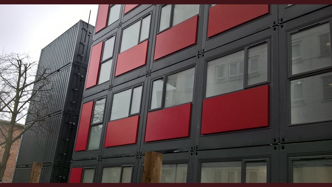 Temporary housing in acton London all sealed and ready to go