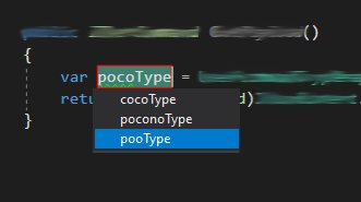 STRONGMINDSDK's tweet image. Gotta love the Resharper spell check 😀💩 #resharper #codecompletion #dotnet #code #spellcheckfail  #softwaredevelopment