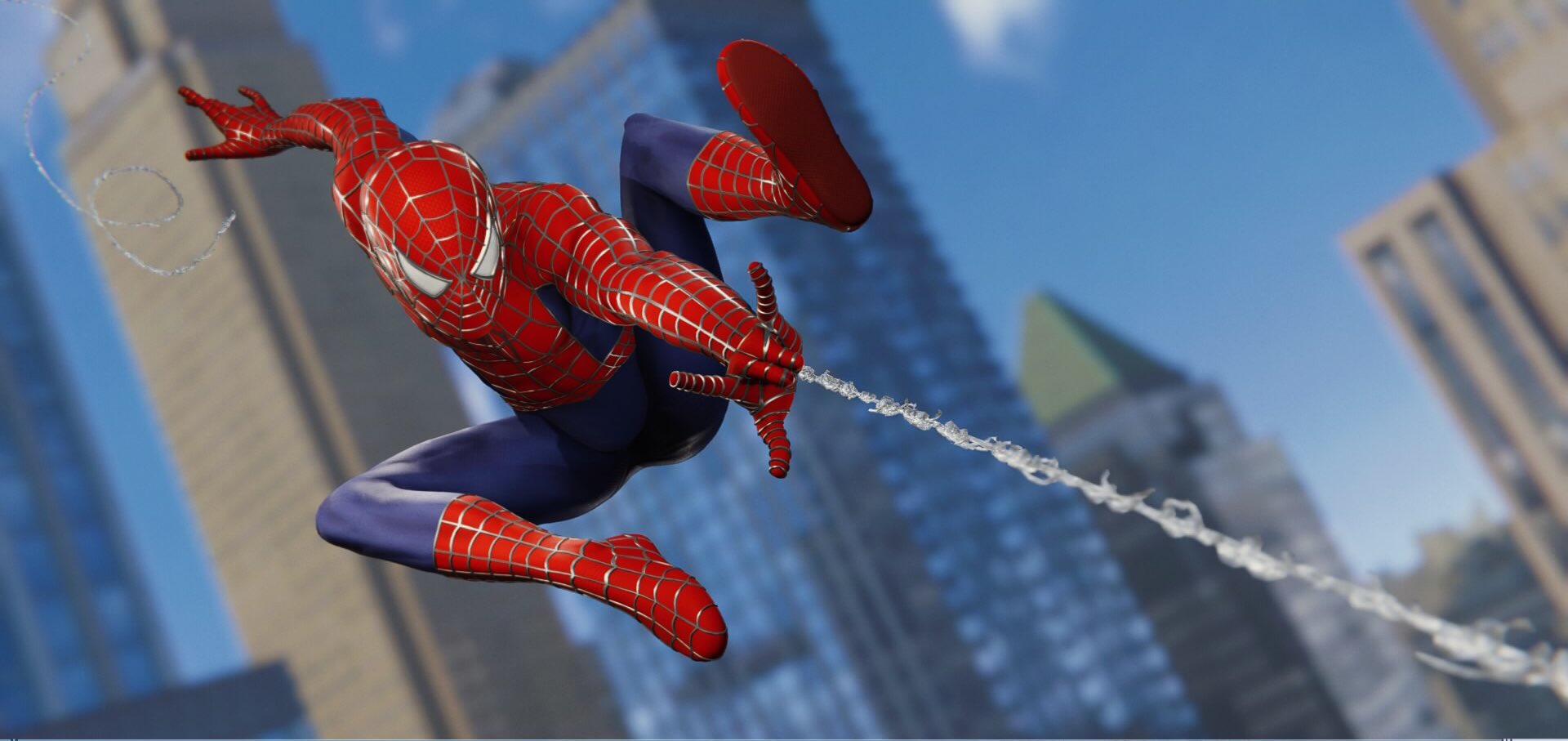 Игра человека паука летать. Spider man ps4 персонажи. Spider man ps4 полёты. Spider man ps4 полёты на паутине. Человек паук способности героя.