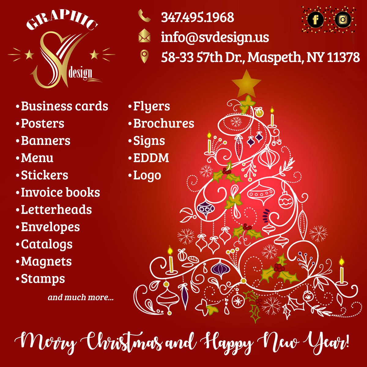 SVDesignMSL's tweet image. Happy Holidays!!!