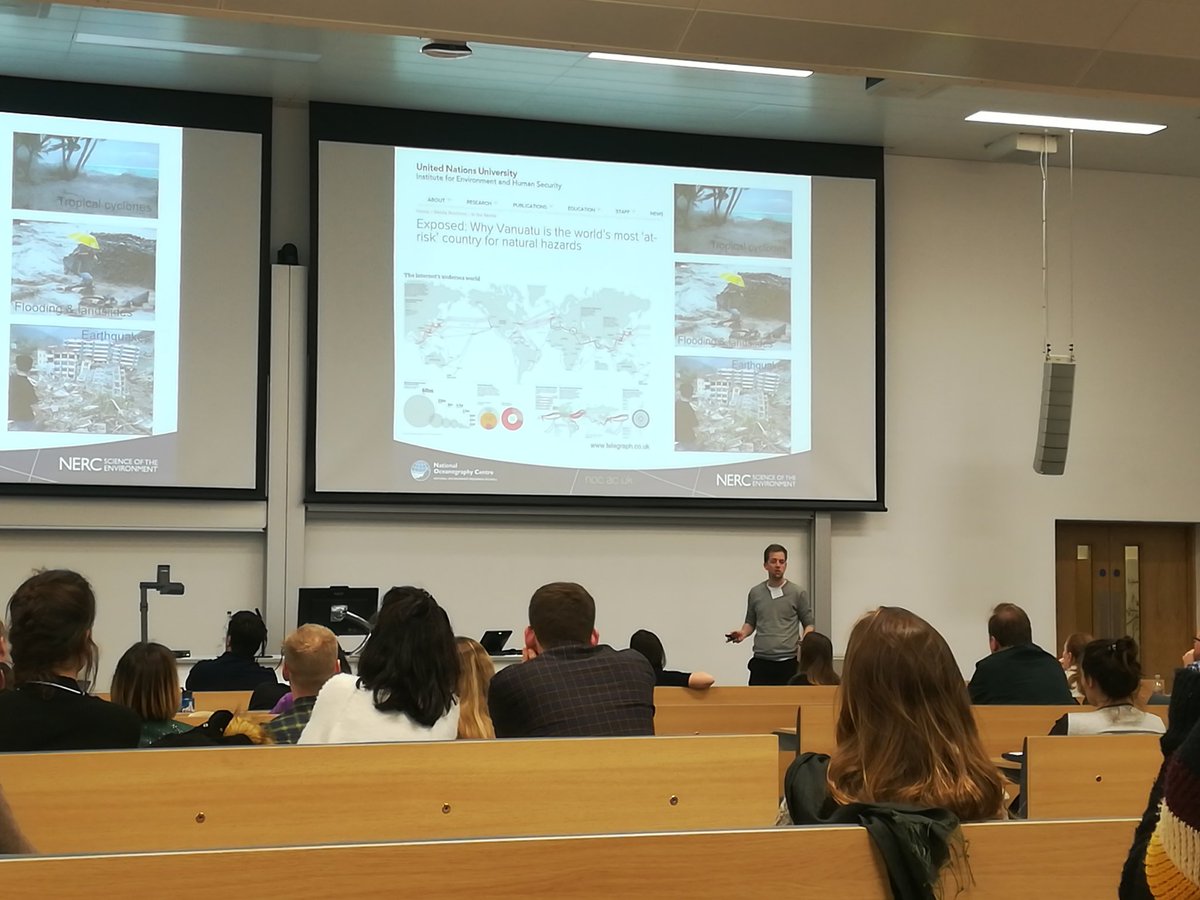 MaartenHeijnen's tweet photo. Giving credit to everyone else but himself, not fair. Great talk with big societal relevance by my awesome supervisor @MikeAClare on natural hazards in Small Island Developing States. #sedimemtologyandsociety #BSRG18 https://t.co/VAipmBOLaQ