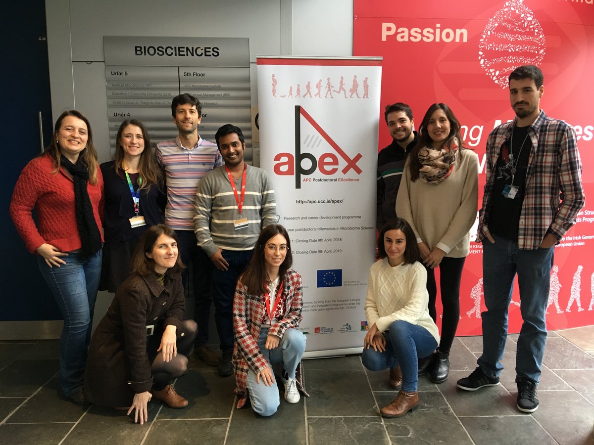 APEX Fellowship (@apexprogramme) on Twitter photo Welcome to our APEX Call 1 Fellows <a href="/Pharmabiotic/">APC Microbiome Ireland</a>.
Call 2 will open January 2019. For more information see apc.ucc.ie/apex/
#Postdoc #Science #Training #microbiomeireland Welcome to our APEX Call 1 Fellows <a href="/Pharmabiotic/">APC Microbiome Ireland</a>.
Call 2 will open January 2019. For more information see apc.ucc.ie/apex/
#Postdoc #Science #Training #microbiomeireland