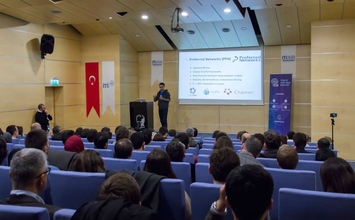 turkiyeai's tweet photo. Endüstri 4.0,IoT ve Yapay Zeka konulu 17. #TRAI Meet-Up etkinliğine katılan tüm konuşmacı ve izleyicilere teşekkür ederiz. 16 Ocak’ta tekrar görüşmek üzere.#YapayZeka #MeetUp #GelecekHane #IoTxTR #Sestek #PTC #Microsoft #Reengen #NextHorizons #Tarsens https://t.co/2GCSnA3Dor