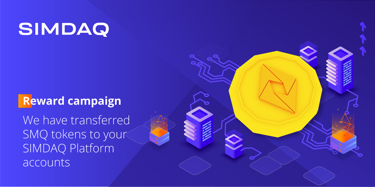 simdaq_official's tweet photo. 🔥#Rewards have been sent🔥Thank everyone for bringing opinion, experience and engaging in such constructive and open exchanges throughout the #SIMDAQ Reward Campaign for Current Users! https://t.co/mhri7M29jX
We have already sent #SMQ tokens to all participants of the campaign! https://t.co/3ZVUTwLHTW