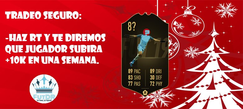 FutDR10's tweet photo. ¿ QUIERES SABER UN TRADEO EN EL QUE GANARAS MAS DE 10K POR CARTA EN TAN SOLO 1 SEMANA? 

- HAZ RT A ESTE TWEET https://t.co/ZzlHbkuAQl