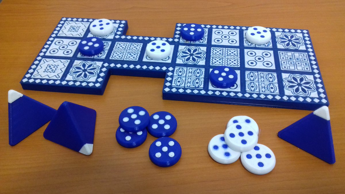 hubberthus's tweet photo. Very nice result from a CraftBot 3! Easy mode slice in #CraftWare, came out like this on first print. The Game of Ur, downloaded from @thingiverse @CraftBot3D #3Dprinting #CraftBot #boardgames https://t.co/0x8AfRfAyb