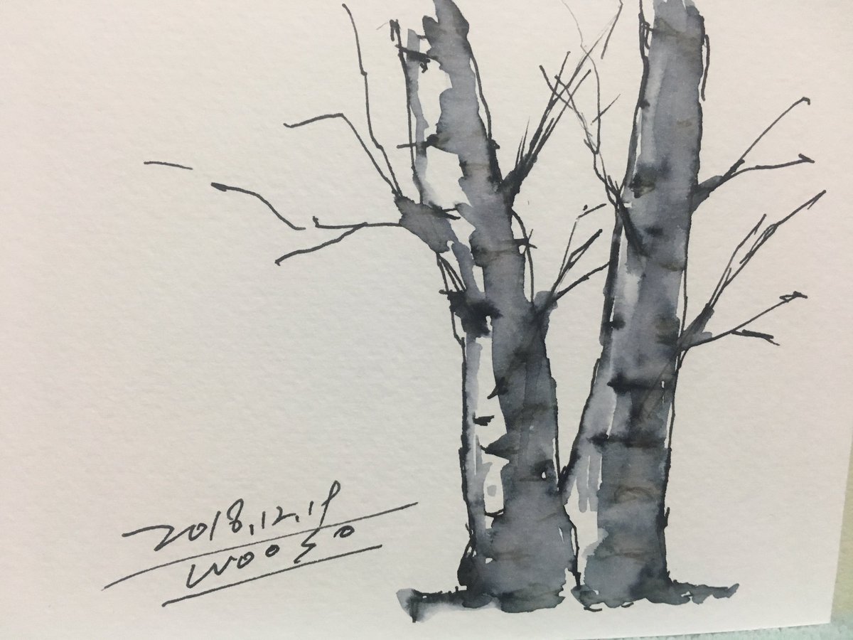 겨울내내 나무만 그려보자