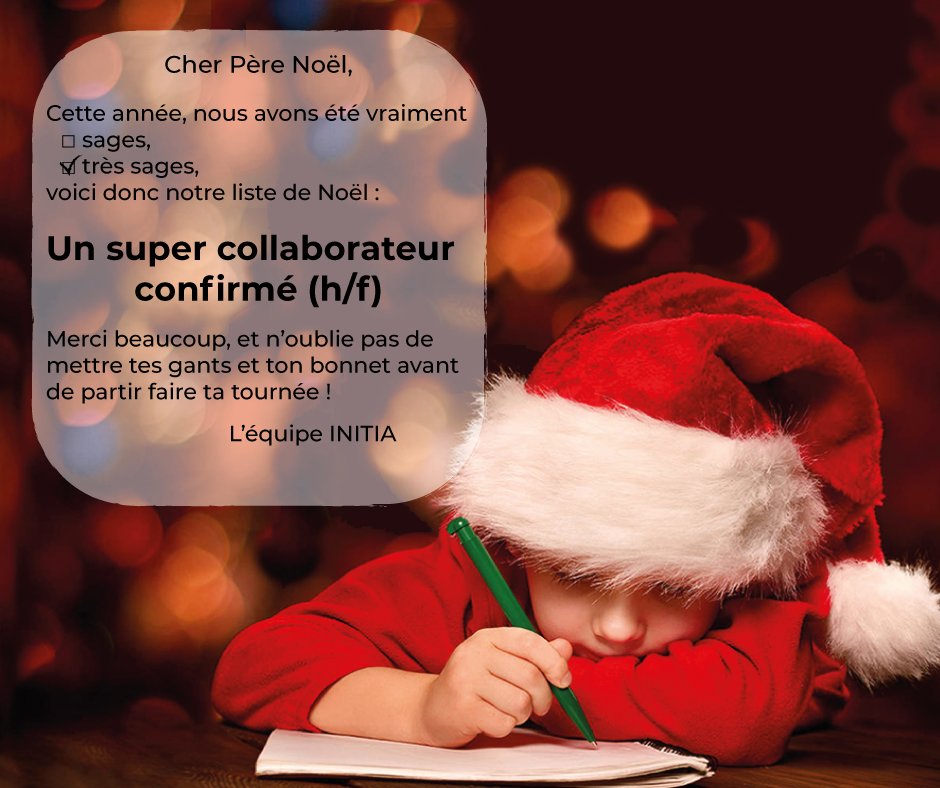 INITIARennes's tweet photo. [RECRUTEMENT]
Cher Père Noël, si tu trouves la perle rare, dis lui de nous écrire : 
initiarecrute@groupe-initia.com https://t.co/gvixNs7oHU