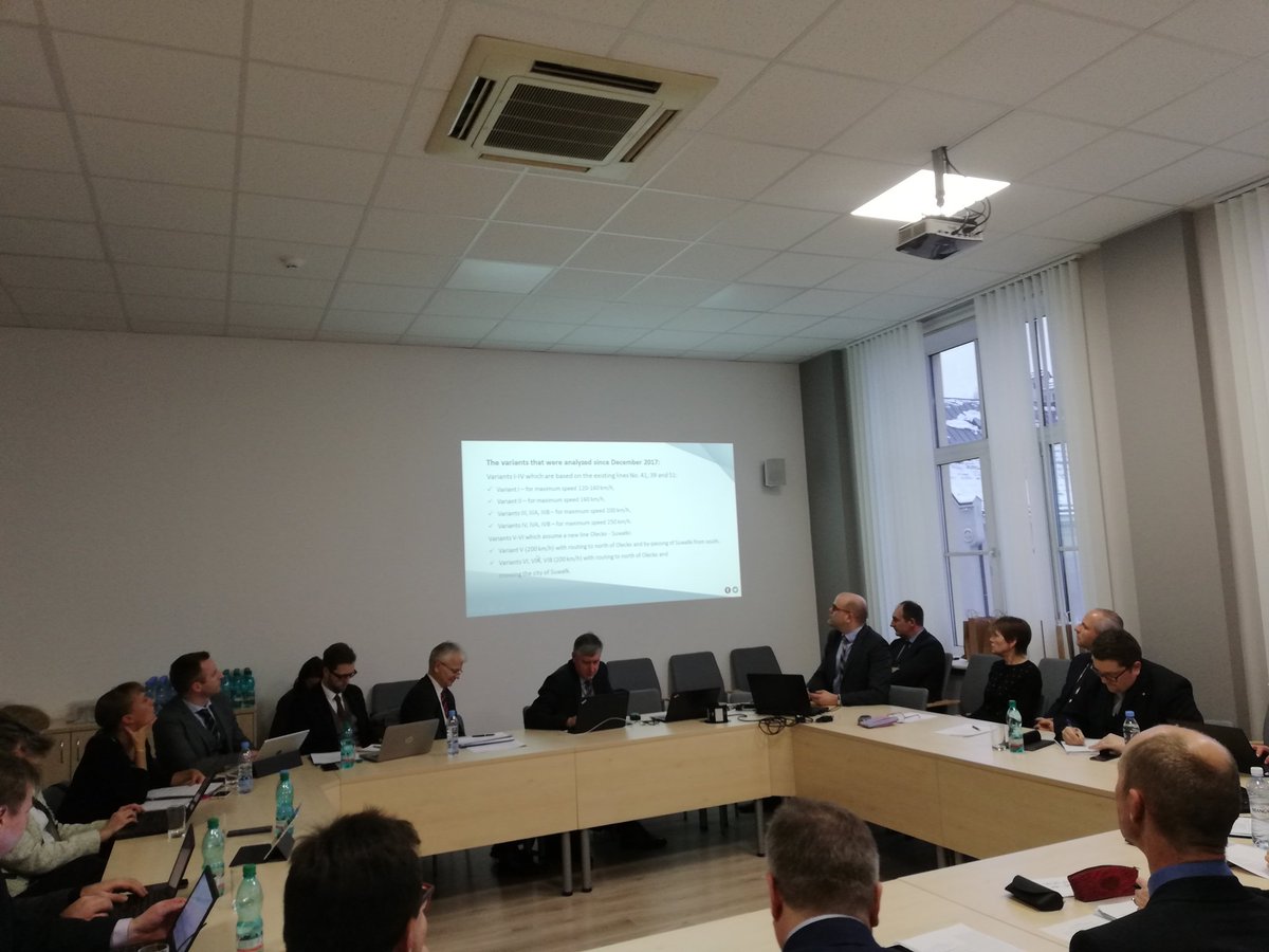JCwiekKarpowicz's tweet photo. Good news for all #RailBaltica supporters : Poland is analyzing max speed 250km/h for passenger trains on the most complex section Ełk-Suwałki-🇵🇱🇱🇹border! The fastest way to get #BalticStates 🇱🇹🇱🇻🇪🇪 closer to the rest of Europe 🇪🇺 https://t.co/78oKO795If