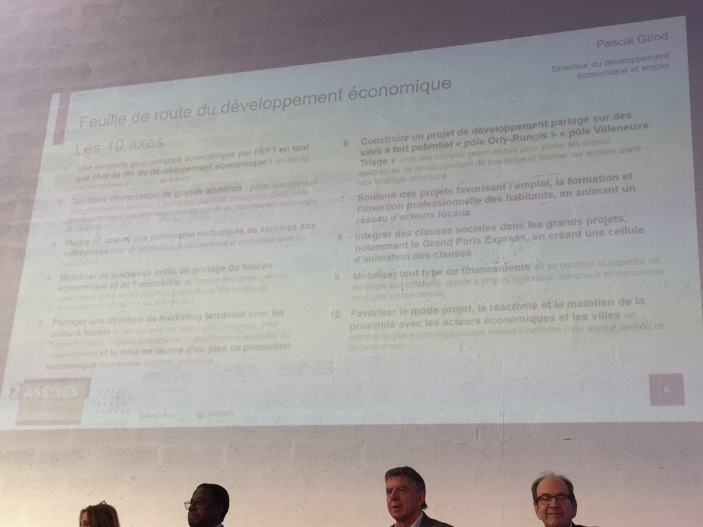 Aux 2èmes Assises du devéco du territoire @T12GOSB. Avec les acteurs publics et éco, nous faisons le point sur les démarches engagées en 2017, les infos éco à partager et les propositions pour 2019 #T12GOSB #innovation  #territoireproductif #emploi #attractivitéterritoriale