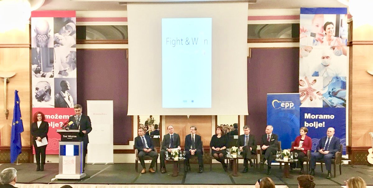 dubravkasuica's tweet photo. 7.  #Fight &amp; #Win konferencija odrzana uz potporu @VladaRH i #PVRH @AndrejPlenkovic Osniva se neformalna skupina #MPsAgainstCancer u Hrvatskom Saboru! @MAC_MEPs @lojzepeterle @Parlimag https://t.co/Qz2k9bKLHv