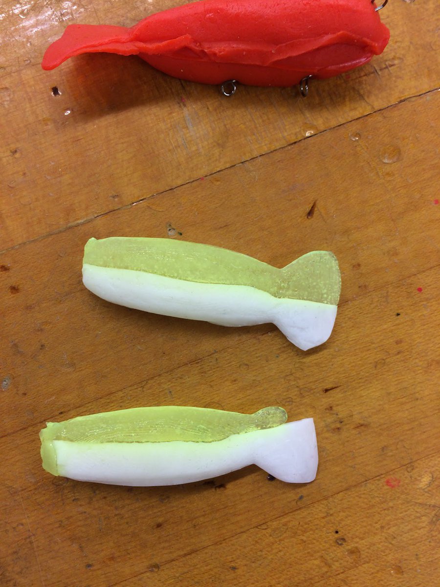 TulpySTEM's tweet photo. Mrs Pastorโs 8th gr STEM classes are designing fishing lures & working with Mr Ricapitoโs IED classes to bring their 2D drawings to life with the 3D printer or laser cutter. They have designed hard plastic, soft plastic, & wooden lures as well as packaging. #TulpySTEM #TulpyPride https://t.co/qqj2UPJee1
