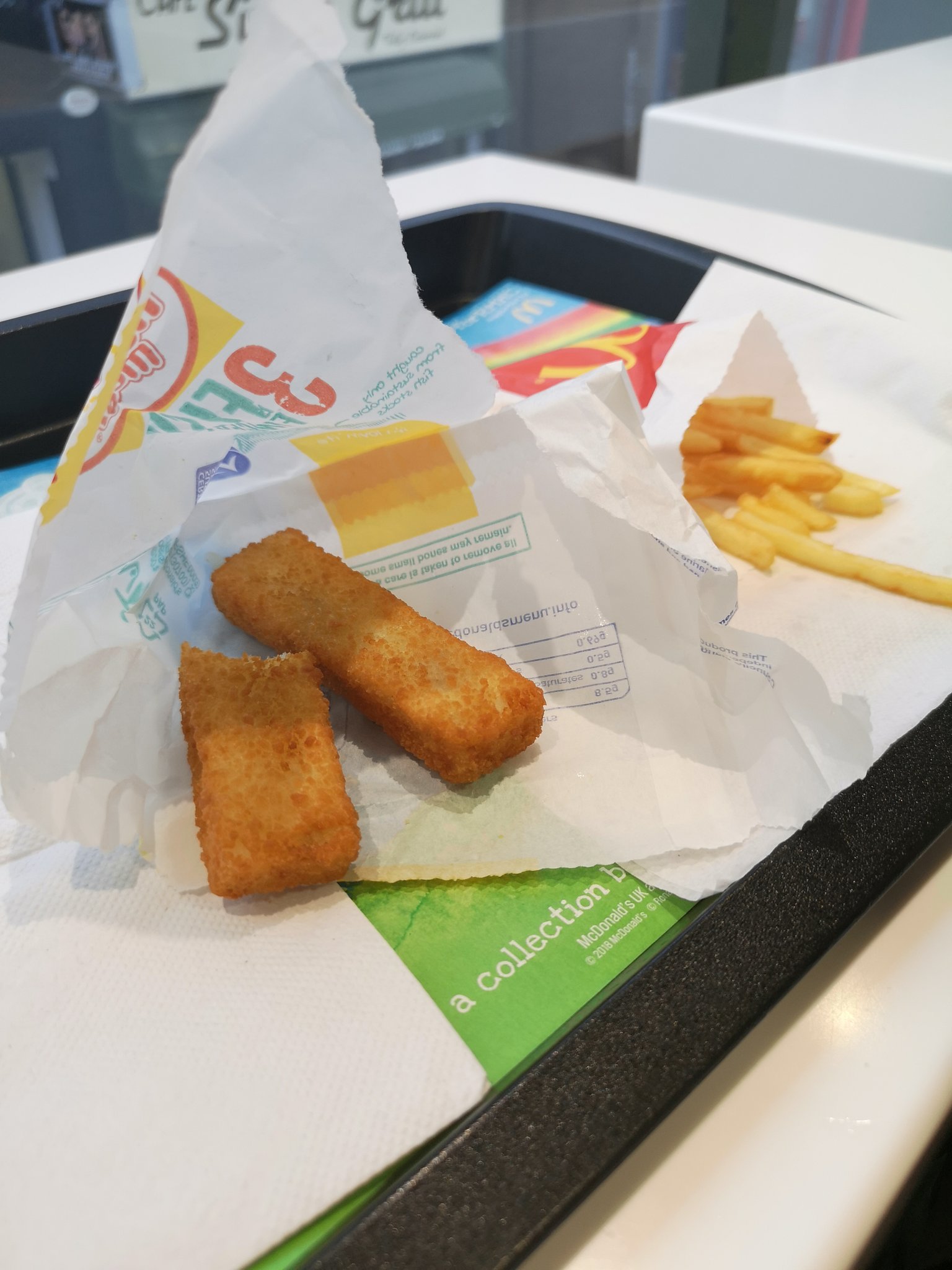 Kevin Field (He/Him) on X: @McDonaldsUK my daughter (aged 6) is a fish  fingers expert. She loves them But gives your fish fingers a thumbs  down. 'Horrible' were her words. I tried