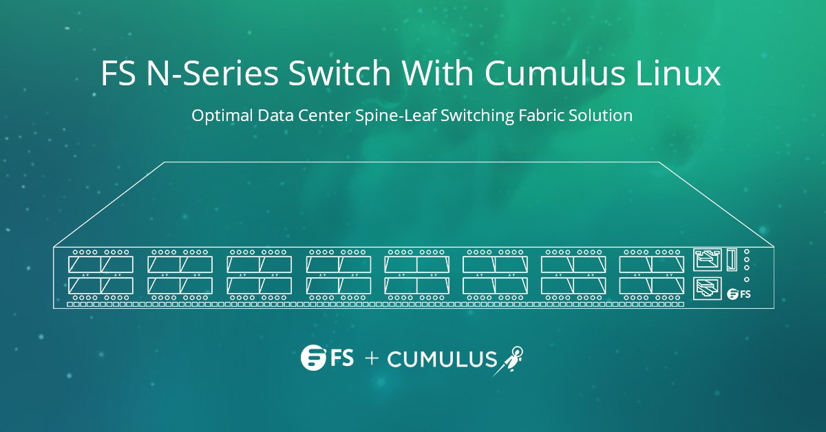 FScom_inc's tweet image. Running #CumulusLinux on FS N-series open #switches gives customers the value of the leading Linux NOS and reliable hardware, creating an #OpenNetworking platform to achieve operational agility while keeping everything affordable and available. View blog: goo.gl/Jh49fo
