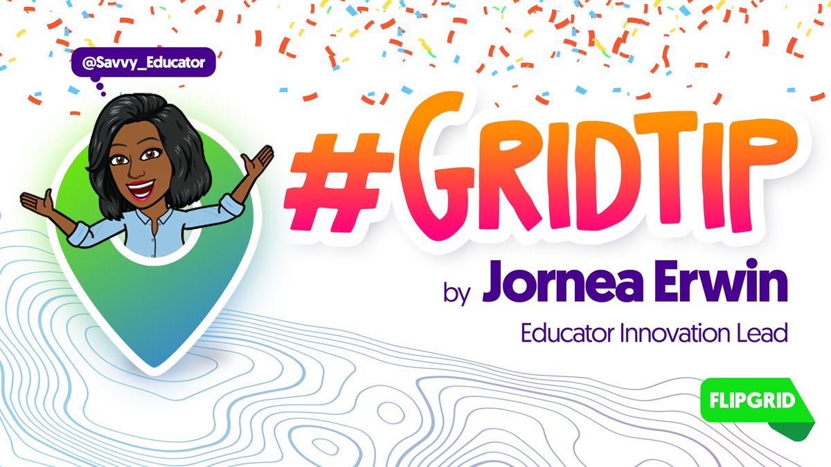 MicrosoftFlip's tweet photo. ๐ธFlipgrid for the Camera Shy ๐ณ
Introducing Flipgrid to your students? ๐@Savvy_Educator has a collection of brilliant tips to help them build confidence as they share their voice!
Check it out ๐ https://t.co/Wqu0uMXuiL https://t.co/LfzBFQ8eHs