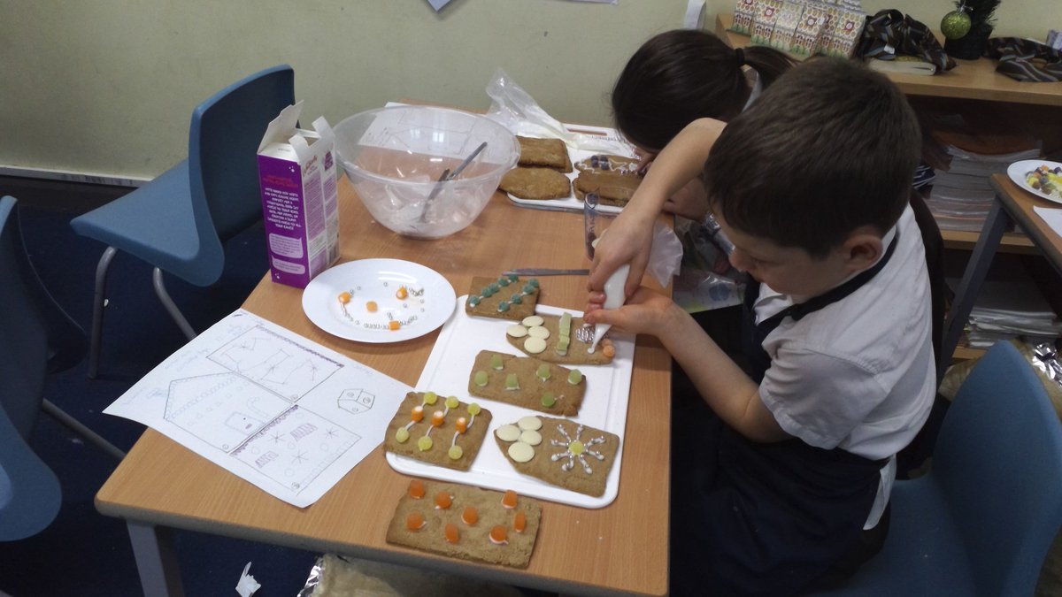 olsyear5's tweet photo. We loved making gingerbread houses today! #olsdt https://t.co/ROXHlVjrk6
