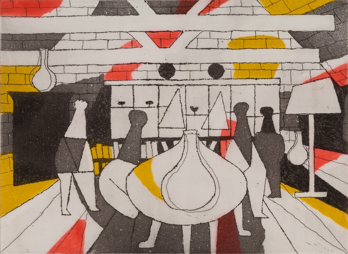 Tomorrow is the last day you will be able to view the Trevelyan show before Christmas! 
#juliantrevelyan #surrealism #prints #modernbritishart #massobservation #etchingplate