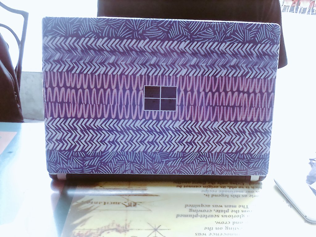 Mediaspot_Gh's tweet photo. Giving your laptop a new look it's what we care about .  Fixing the damages just like genicure 442😀, just jokes. 
You can place your order now !
#DecalSkin #LaptopSkin #Brand #Mspot https://t.co/FIJiBHlMda