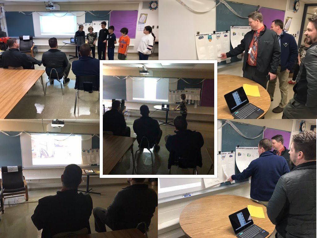 ccsd21riley's tweet photo. Yesterday a few @ccsd21riley 5th grade students met with @ccsd21 administrators to discuss how students can get softer toilet paper in the building. #authenticlearning #21learns #studentdrivenproject @danieleoberg https://t.co/B5Y0NTZHjR