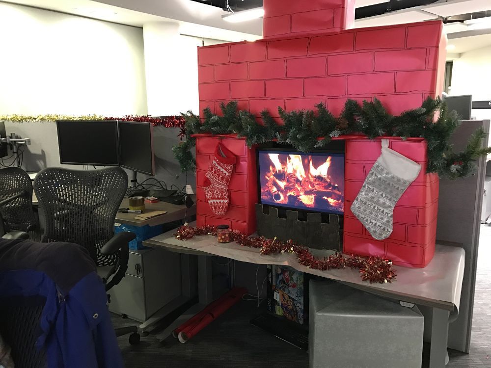 These offices have a strong holiday spirit! What about yours?