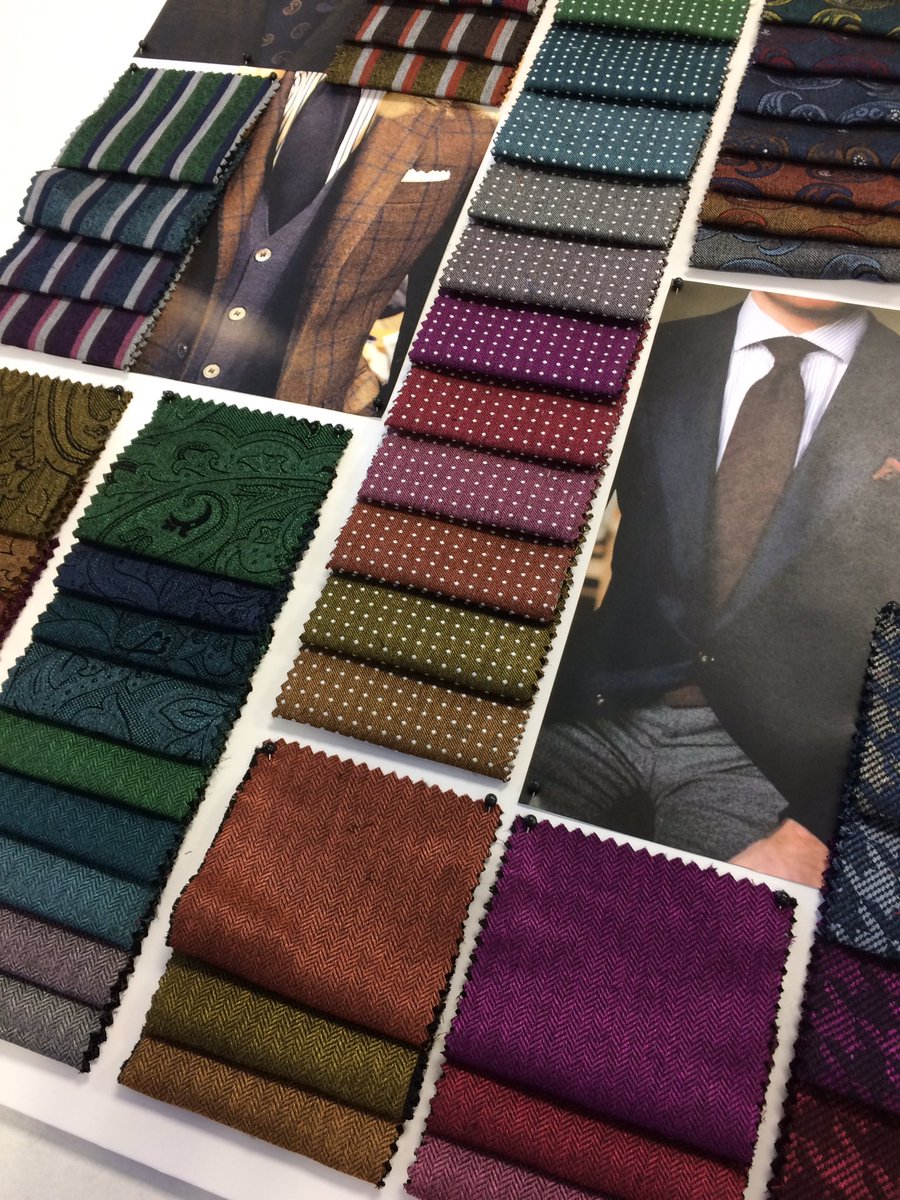 gemma_barney's tweet image. Putting together some final design boards before we break for Christmas. Nothing better than neat regimental lines of fabrics to please my eye! 😁#neatfreak #fabrics #designboards #menswear #mensaccessories #Textiles