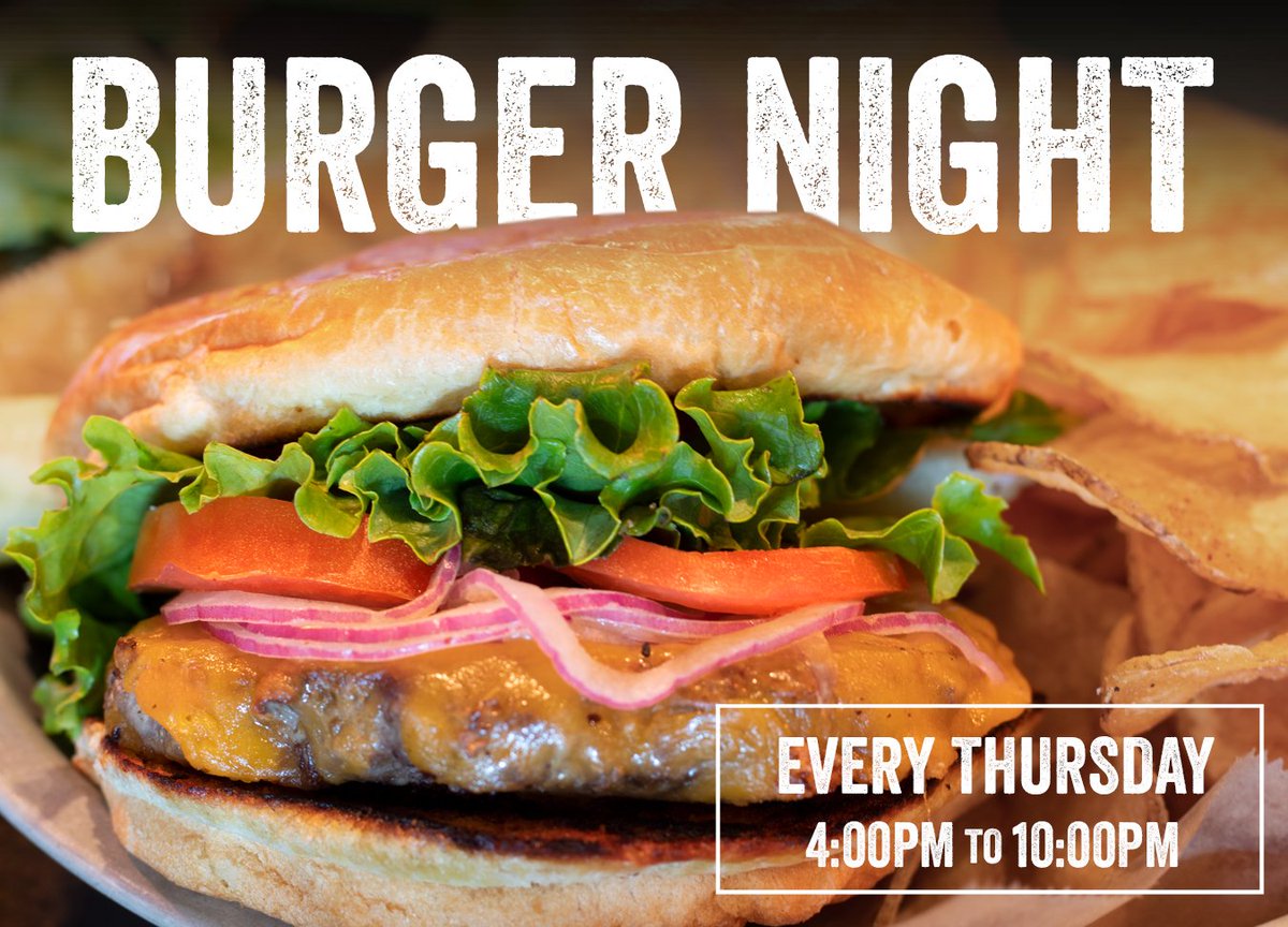 stbcemptypint's tweet photo. Hungry? Tonight's burger night! Stop in for some fresh-grilled Empty Pint burgers, and see what special variety we have on tap for the night. https://t.co/X24qktQrRt
