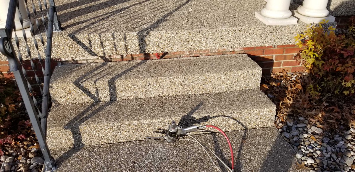 Sure, we repair foundations, basement walls and crawl spaces, but concrete lifting is just SO COOL. #polylevel #concretelifting #concrete #homeimprovement #beforeandafter