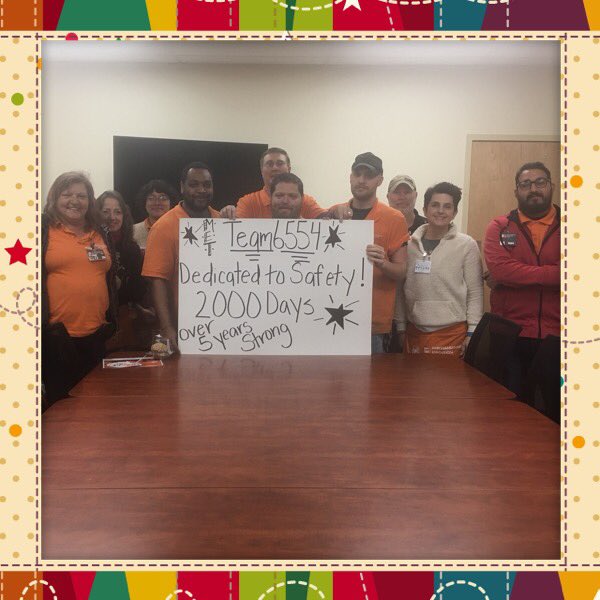 Safety is personal!! 2000 days safe!! 🤩🥳👍⭐️<a href="/hust_phyl/">Phyl Hust</a>