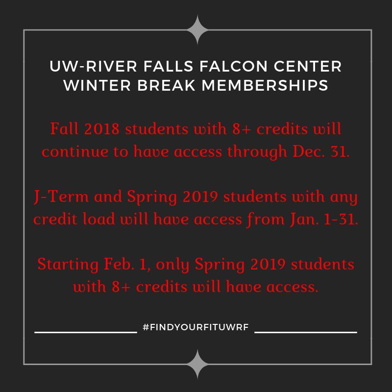 UWRFRec's tweet photo. #findyourfituwrf #falconcenter https://t.co/IG6qyVjHgw
