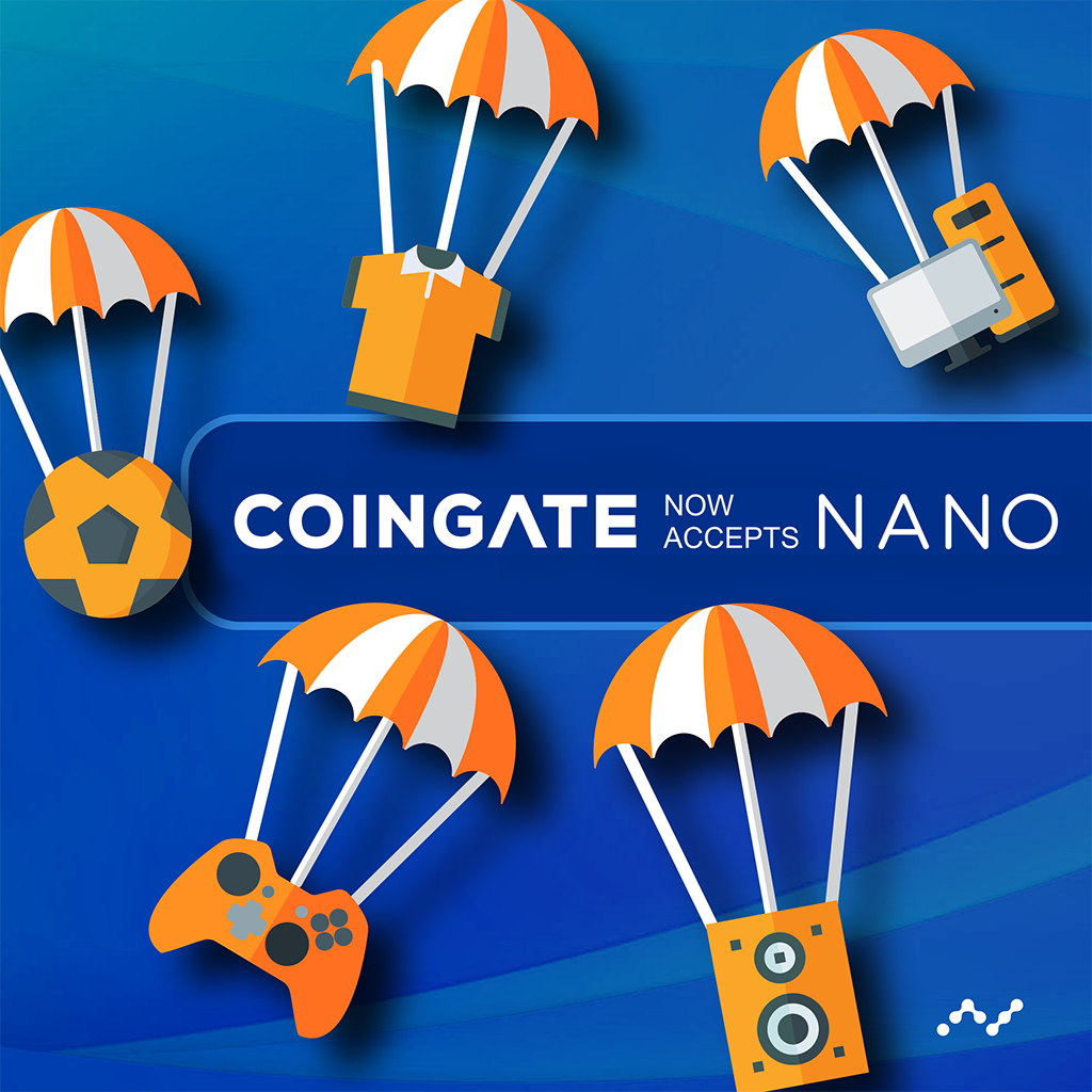 nano's tweet photo. $Nano is now accepted on the @CoinGatecom payment platform

Direct settlements into EUR and USD, 4,000 registered merchants and 100+ countries worldwide. A solid step towards unlocking the full potential of #Nano as a pure #cryptocurrency!

Find out more: https://t.co/EVaKYavqQ9 https://t.co/7cUwvEkZBu