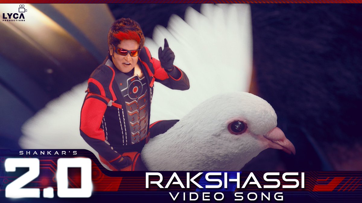 rajinists's tweet photo. Watch the epic climax song from 2.0 on YouTube now! The video songs of #Raajali [Tamil], #Rakshassi [Hindi] and #Randali [Telugu] from #2Point0 are here!

Raajali : https://t.co/A4ZMkh0zEi
Rakshassi : https://t.co/JPMITaD2NJ  
Randali : https://t.co/yShObQzJxf https://t.co/nBGWhlUvPz
