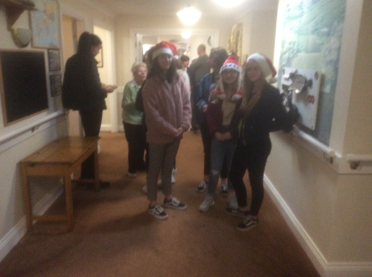 Our Royal Navy Cadets stopped by Harton Grange residential home this week to wish residents a Merry Christmas, sing some carols, share some homemade mince pies and spread lots of festive cheer!