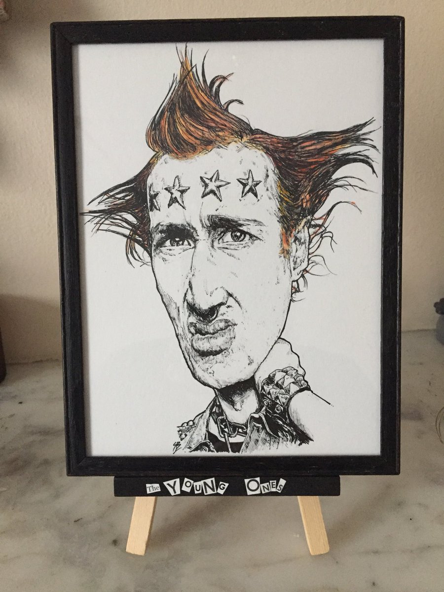 You utter bastard! Watercolour added and framed plus custom easel. <a href="/AdrianEdmondson/">Adrian Edmondson ❎</a>