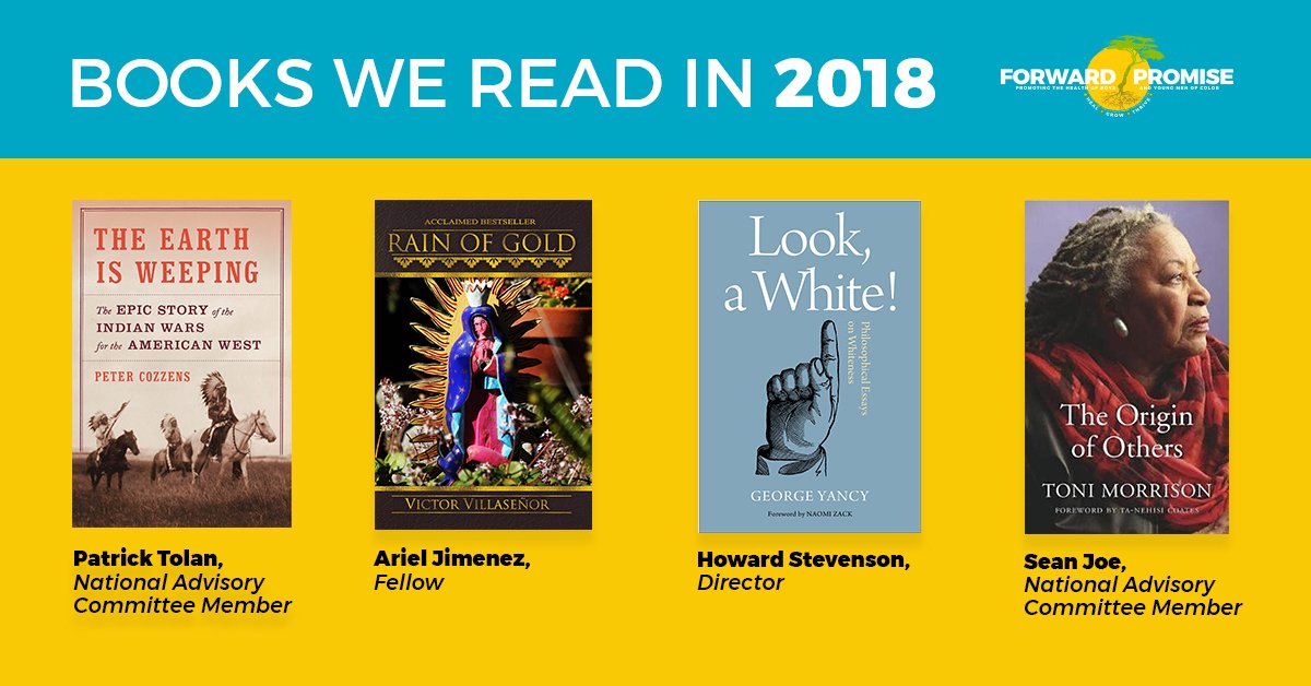 Forward_Promise's tweet photo. 2018 taught us a lot! Here are some books that inspired our team this year. Tell us what book changed your mind in the comments 👇🏿👇🏾👇🏼 https://t.co/Dg8fLcCQst