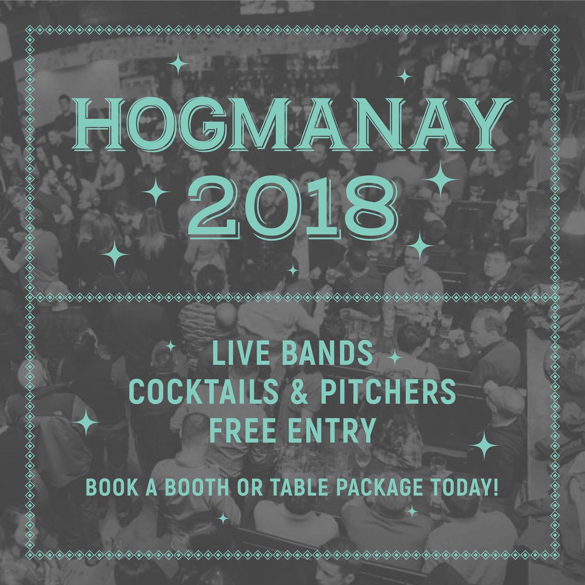 🎉🍾 HOGMANAY 2018! 🍾🎉

Bring in the New Year at McSorley's where we'll have a party vibe and live music from  Satellite10 through 'till 1am

>>>>

Cocktails from £5 // Pitchers from £10
Big screen fireworks // Free entry!