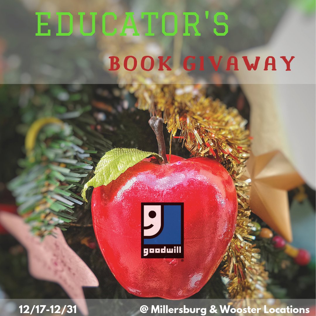 Our book giveaway will go until the end of December.  Get your classroom some new books. #educators #thankyou