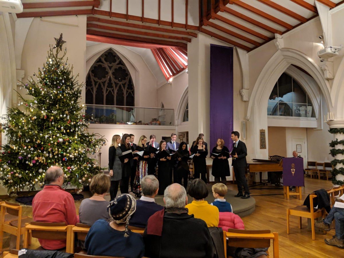 amici_choir's tweet photo. We hugely enjoyed our concert last week @HolyTrinitySW19. Thank you for having us! And thanks to those who came. Proceeds from the evening went to Nightshelter. #Wimbledon https://t.co/8eiLRe0amc