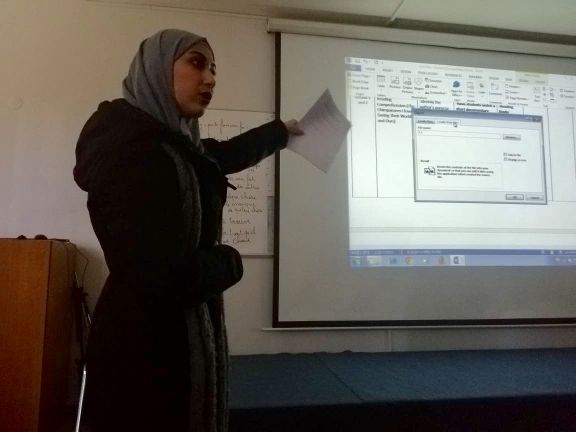 RashaLotfi's tweet photo. A very useful presentation by Mrs Hanine and Mrs Sandy  about the way of adding any type of embedded files into the Unit Plan. Simple yet organized and clear! #LSCunitplans @Hhhsinfo @AzzamHanine @HaririTabbara @DidiSaleh10 https://t.co/mVtAvBBYV1