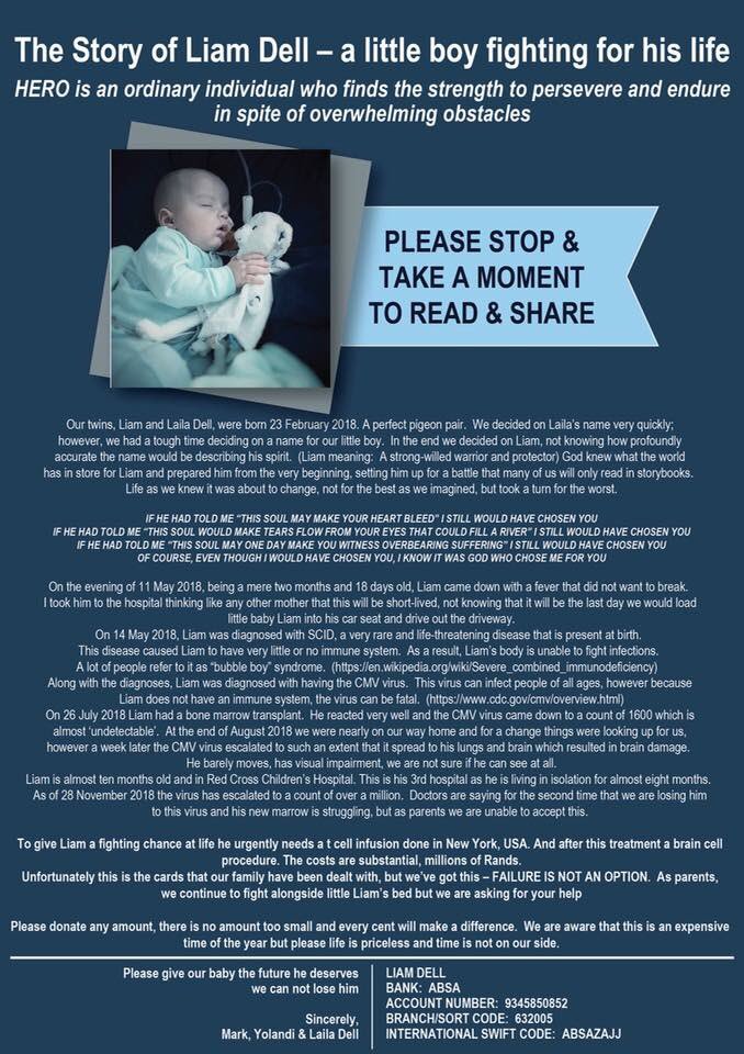 SpringGlitter's tweet photo. @KarlienVanJ I ask for 2 minutes for you to please read my nephews story. I know you care deeply for children in need and he urgently needs treatment and funding please 💙🙏🏻 https://t.co/lFmnwTrEsJ https://t.co/ouvdqhSRrs
