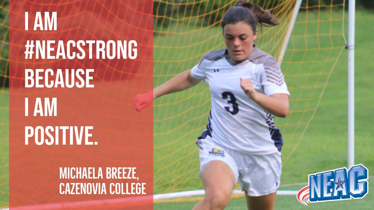 GoUnitedEast's tweet photo. Earlier this fall, she was an SI Face in the Crowd. Today @CazWildcats Michaela Breeze is our #NEAC Student-Athlete Spotlight! #WhyD3 #NEACStrong https://t.co/uOf0Wgeo4z https://t.co/d4sOIqZIiC