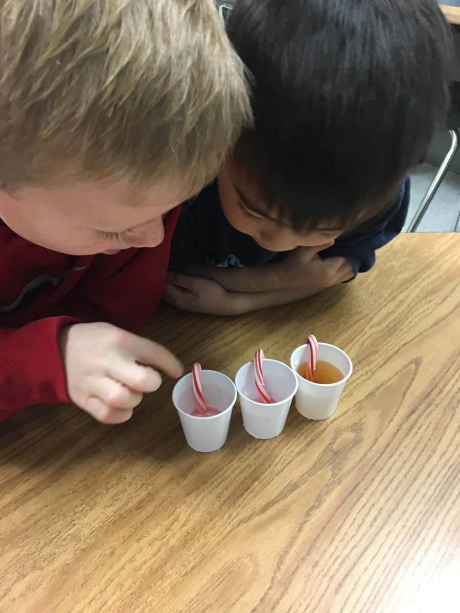 Candy cane experiments!