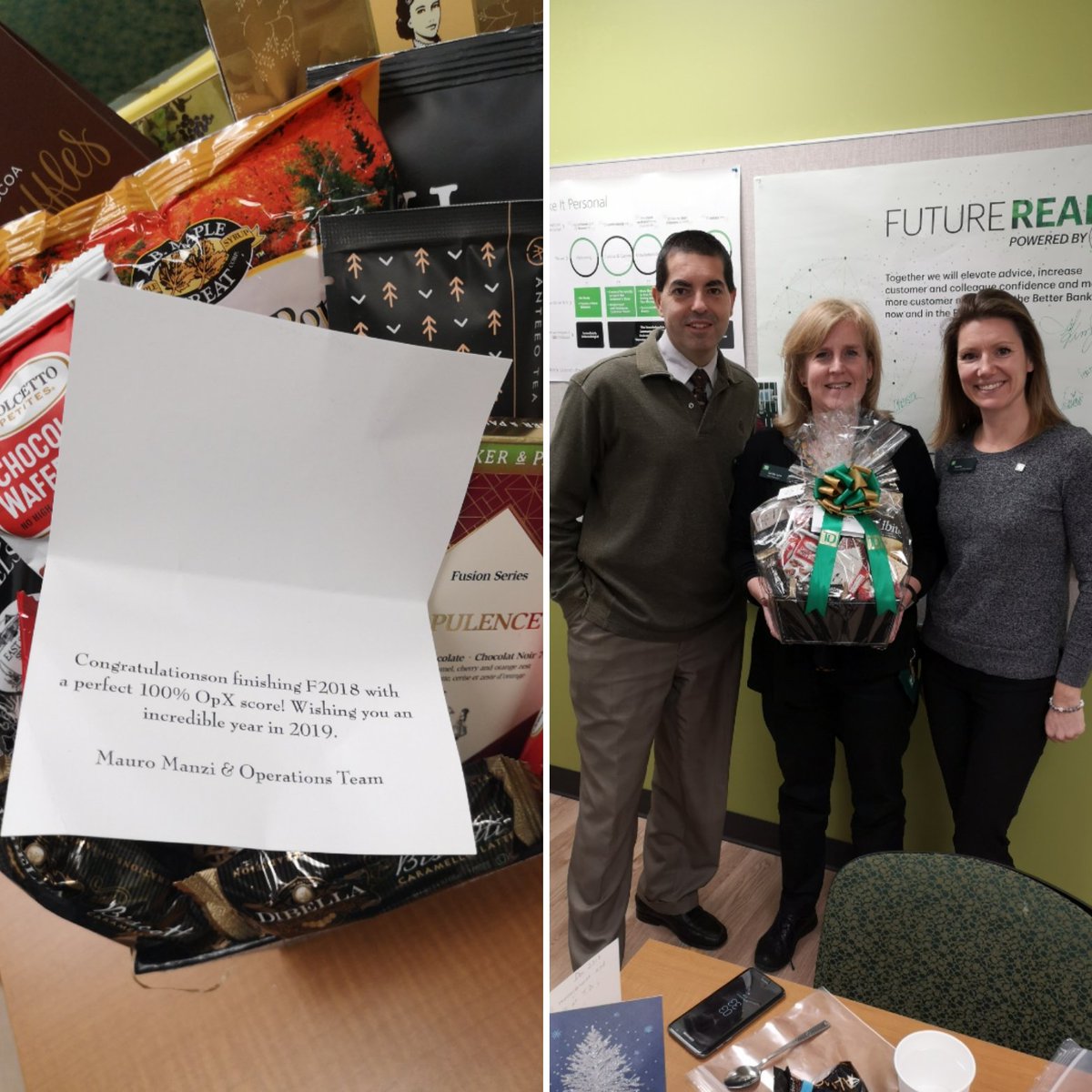 Murrayville would like to thank @MauroManzi_TD and <a href="/1RyanPhillips/">Ryan Phillips</a> for the tasty gift basket! #ProudToBeAt100