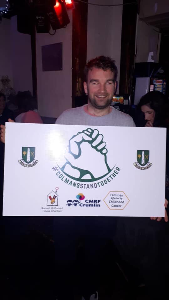 colmanscollege's tweet photo. Past pupil and Senior European Racquetball champion 2017, Johnny O Keeney showing his support for #colmansstandtogether 💚 https://t.co/U8x2TbTTSG