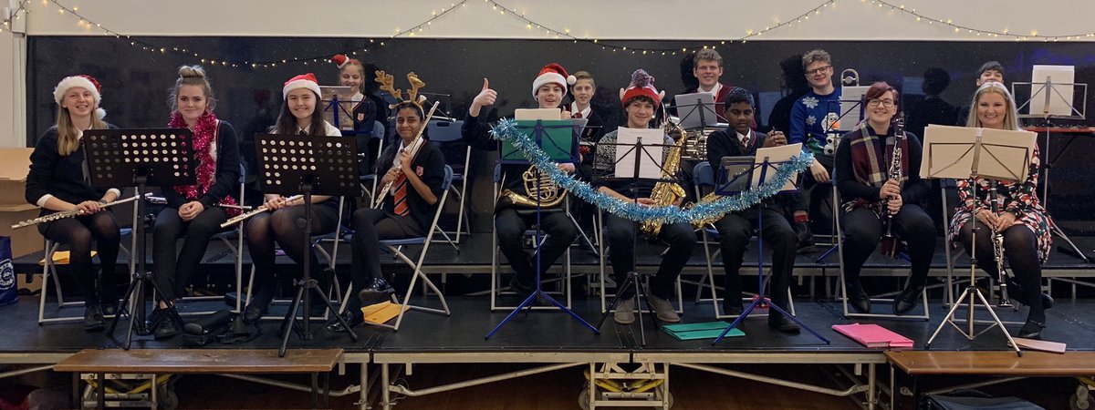 CyresBand's tweet photo. What a day we have had! Superb concerts at @CoganPrimary @DinasPowysPS @standrewsmajor as photos below show 🎺🎵🎷 Thanks to all that helped make it possible @bec_fowlerteach @HopkinTeach @MissRWoodwind @TL_Dunne @StCyresSchool @CAVMSNews ! Merry Christmas all, Nadolig Llawen 🎄 https://t.co/BEv7xkkytE