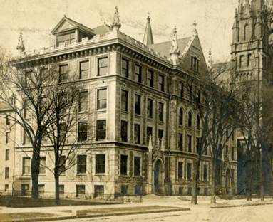 MarquetteU's tweet photo. 102 years ago, Robert and Ellen Story Johnston donated the first building on the university campus, making their $110,000 gift for its construction in December of 1906. https://t.co/sgGCpK6HMn